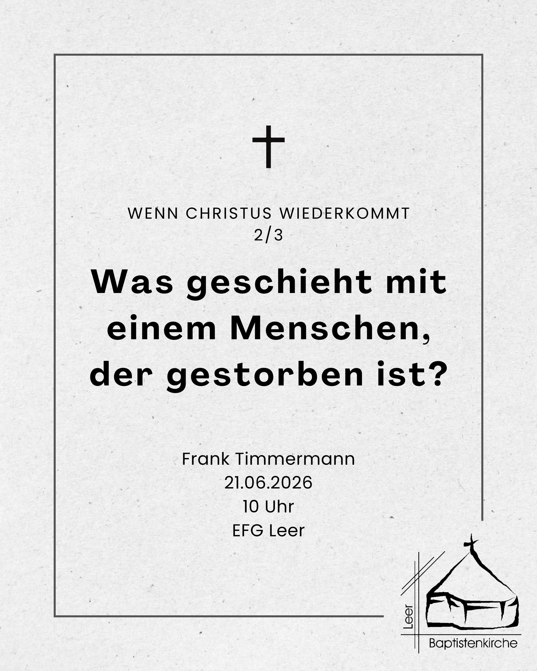 Gottesdienst 21.06.2026
